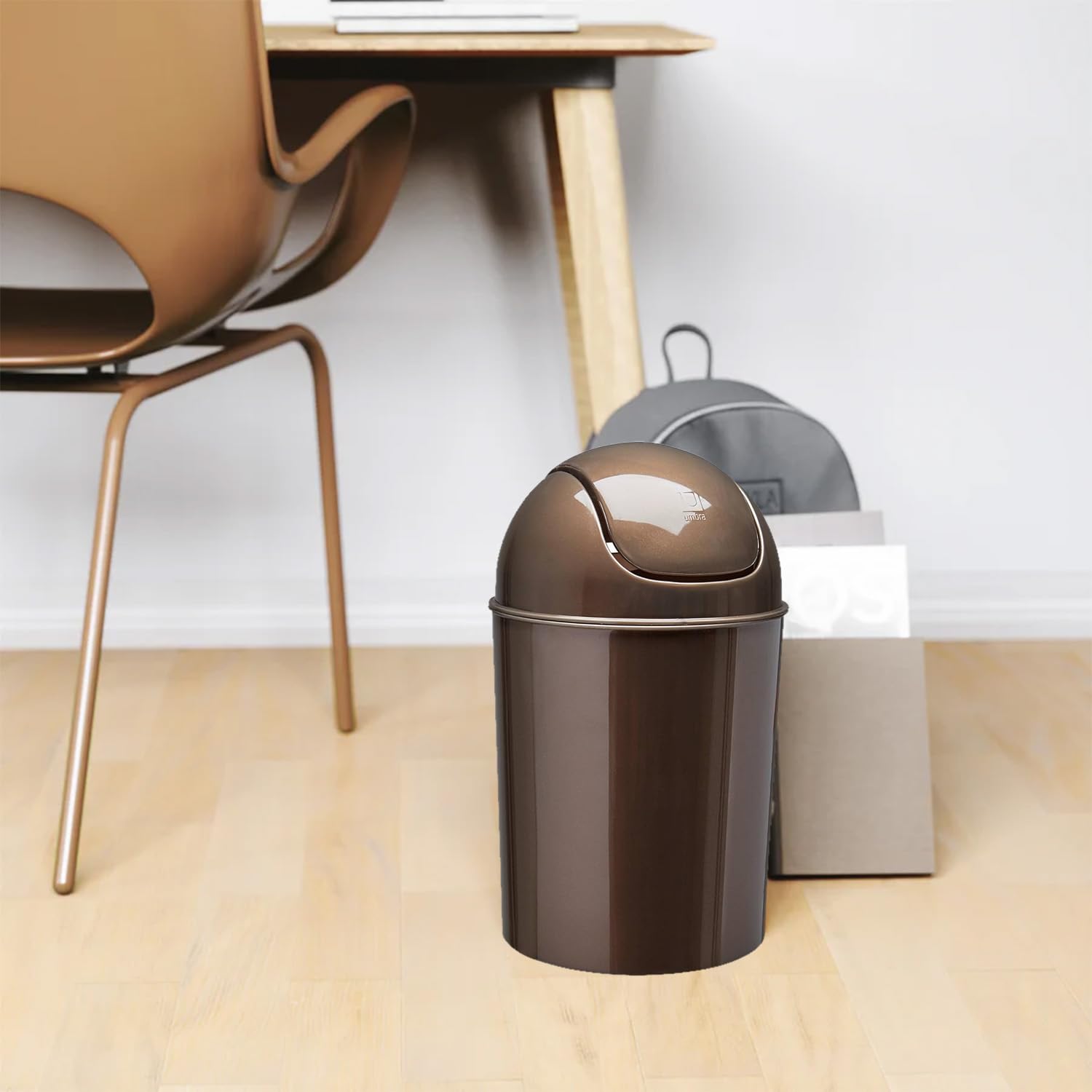 Amazon.com: Umbra 1.25 Gallon Mini Waste Can with Removable Swing